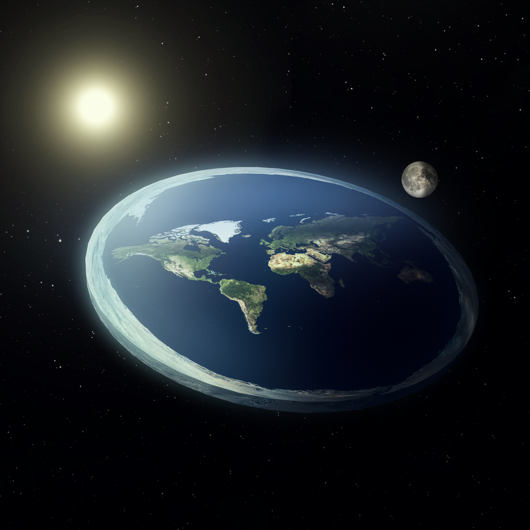The idea of a donut Earth seems to have originated on the messageboards of the Flat Earth Society. Credit: Martin Wimmer / Getty Images