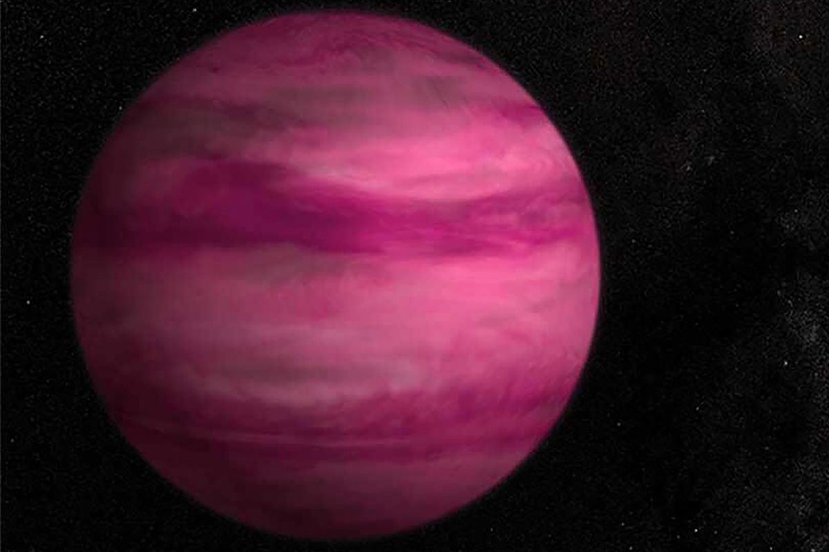 Artist's impression of Pink Planet GJ504b. Credit: NASA/Goddard Space Flight Center