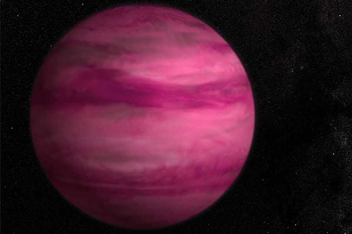 Artist's impression of Pink Planet GJ504b. Credit: NASA/Goddard Space Flight Center