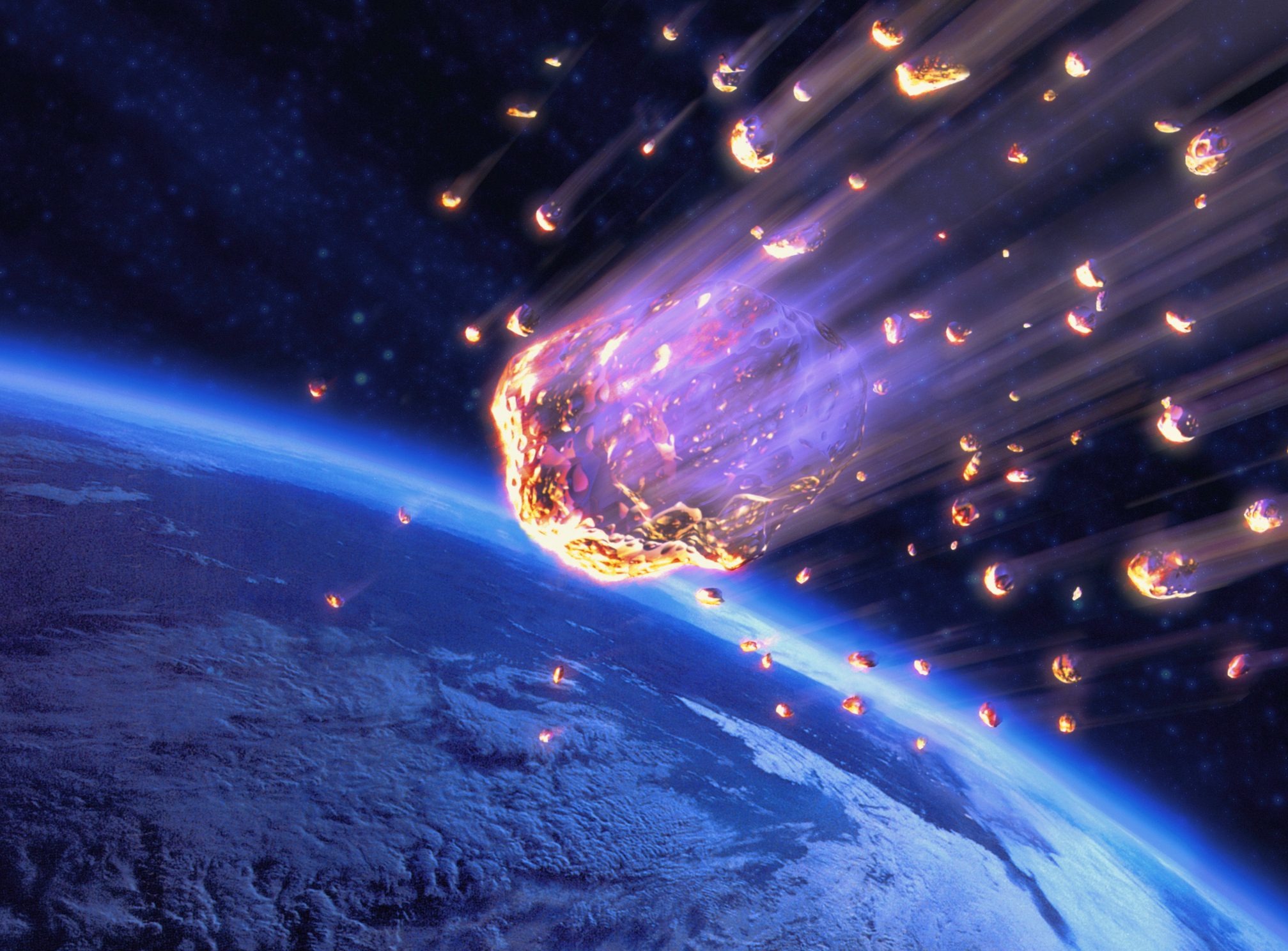 Were the ingredients for life delivered to Earth from space? Credit: Adastra
